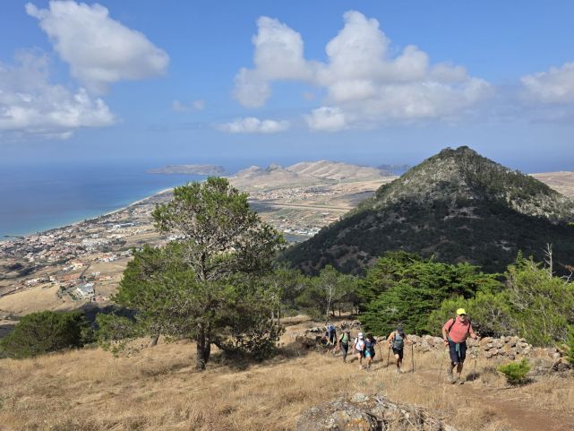 Cesta na nejvyšší vrchol ostrova Porto Santo